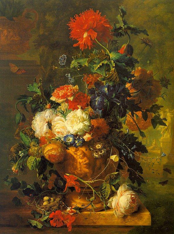Jan van Huysum Flowers oil painting image